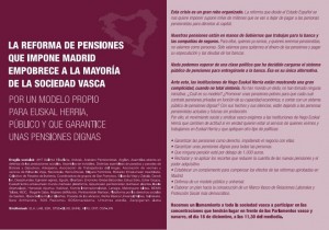 Octavilla contra el recorte de las pensiones (castellano)